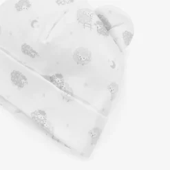Kissy Kissy Grey & White Cotton Baby Sheep Hat Best