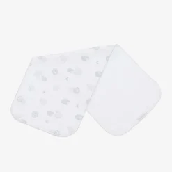 Kissy Kissy Grey & White Cotton Baby Sheep Burp Cloth (49cm) Best