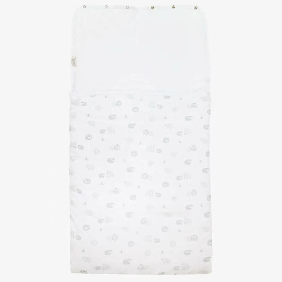 Kissy Kissy Grey & White Cotton Baby Sheep Nest (76cm) Hot