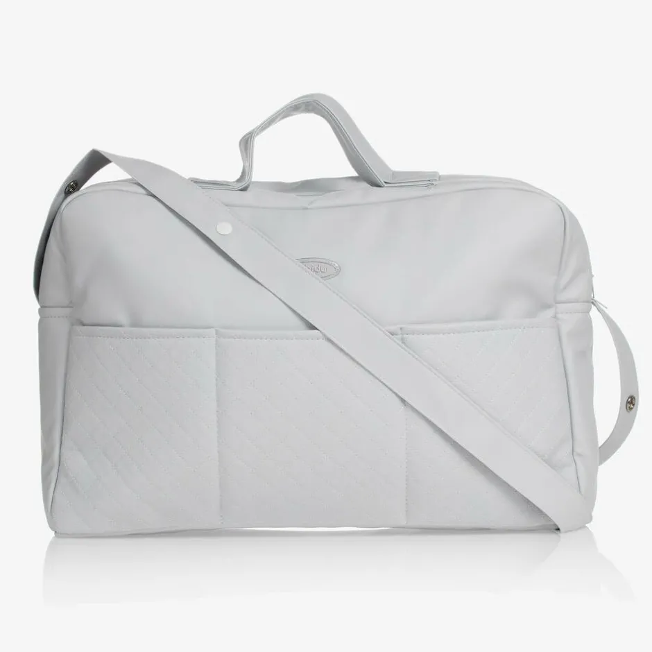 Babidu Grey Baby Changing Bag (45cm) New
