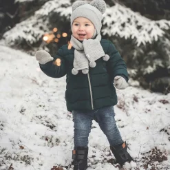 Sätila of Sweden Grey Belle Knitted Scarf (88cm)