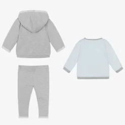 Sofija Grey Cotton Baby Trouser Set Best