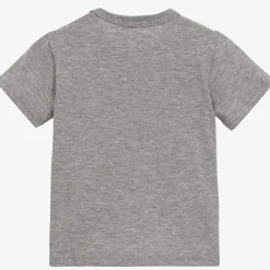 Dolce amp; Gabbana Grey Cotton Baby T-Shirt Discount