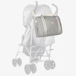 Paz Rodríguez Grey Faux Leather Changing Bag (36cm) Online