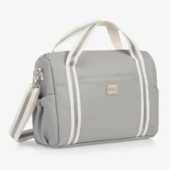 Paz Rodríguez Grey Faux Leather Changing Bag (36cm) Online