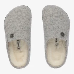 Birkenstock Grey Felted Wool Slippers Best