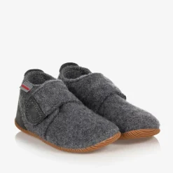 Giesswein Grey Felted Wool Slippers Clearance