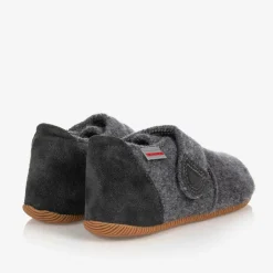 Giesswein Grey Felted Wool Slippers Clearance