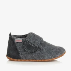 Giesswein Grey Felted Wool Slippers Clearance
