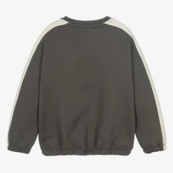 Mini Rodini Grey Graphic Organic Cotton Sweatshirt