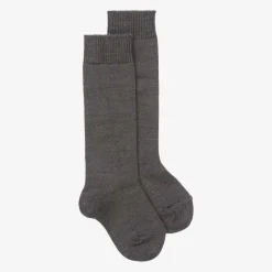 Falke Grey Knee High Wool Socks Sale