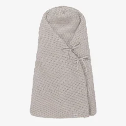 Minutus Grey Knit Cotton Baby Nest (75cm) Outlet
