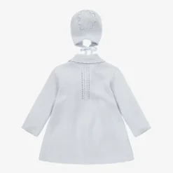 Artesanía Granlei Grey Knitted Coat & Hat Set Clearance