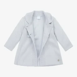 Artesanía Granlei Grey Knitted Coat & Hat Set Clearance