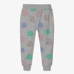 Joyday Grey Marl Cotton Happy Faces Joggers Discount