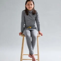 Smalls Merino Grey Marl Merino Wool Slim Joggers Clearance