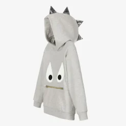 Wauw Capow Grey Marl Monster Hoodie Sale