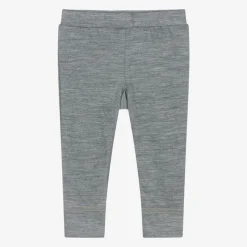Smalls Merino Grey Merino Wool Baby Joggers New