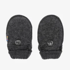 Joha Grey Merino Wool Baby Mittens Clearance