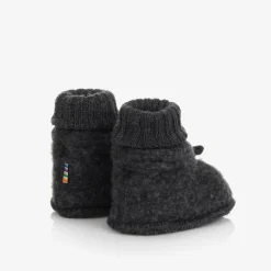 Joha Grey Merino Wool Booties Hot