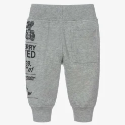 Burberry Grey Montage Logo Baby Joggers Best