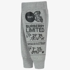 Burberry Grey Montage Logo Baby Joggers Best