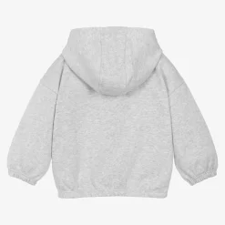 Mini Rodini Grey Organic Cotton CouCou Print Hoodie Best