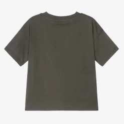 Mini Rodini Grey Organic Cotton Graphic T-Shirt