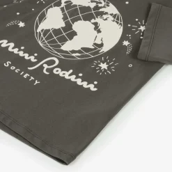 Mini Rodini Grey Organic Cotton Graphic T-Shirt