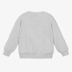 Mini Rodini Grey Organic Cotton Parrot Sweatshirt Discount