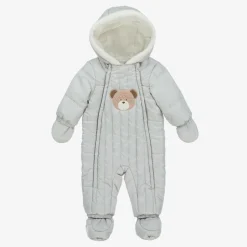 Mayoral Grey Padded Baby Snowsuit Hot