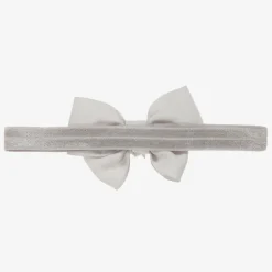 Cute Cute Grey Ribbon Bow Headband
