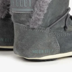 Moon Boot Grey Suede Baby s Hot
