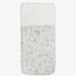 Tartine et Chocolat Grey Toile De Jouy Cotton Nest (81cm) New