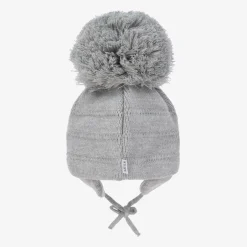 Sätila of Sweden Grey Tuva Giant Pom-Pom Hat Online