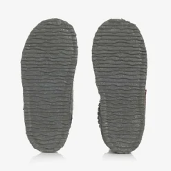 Giesswein Grey Wool Boot Slippers