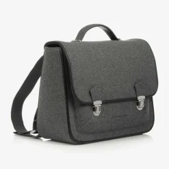 Age of Innocence Grey Wool Satchel Backpack (34cm) Best