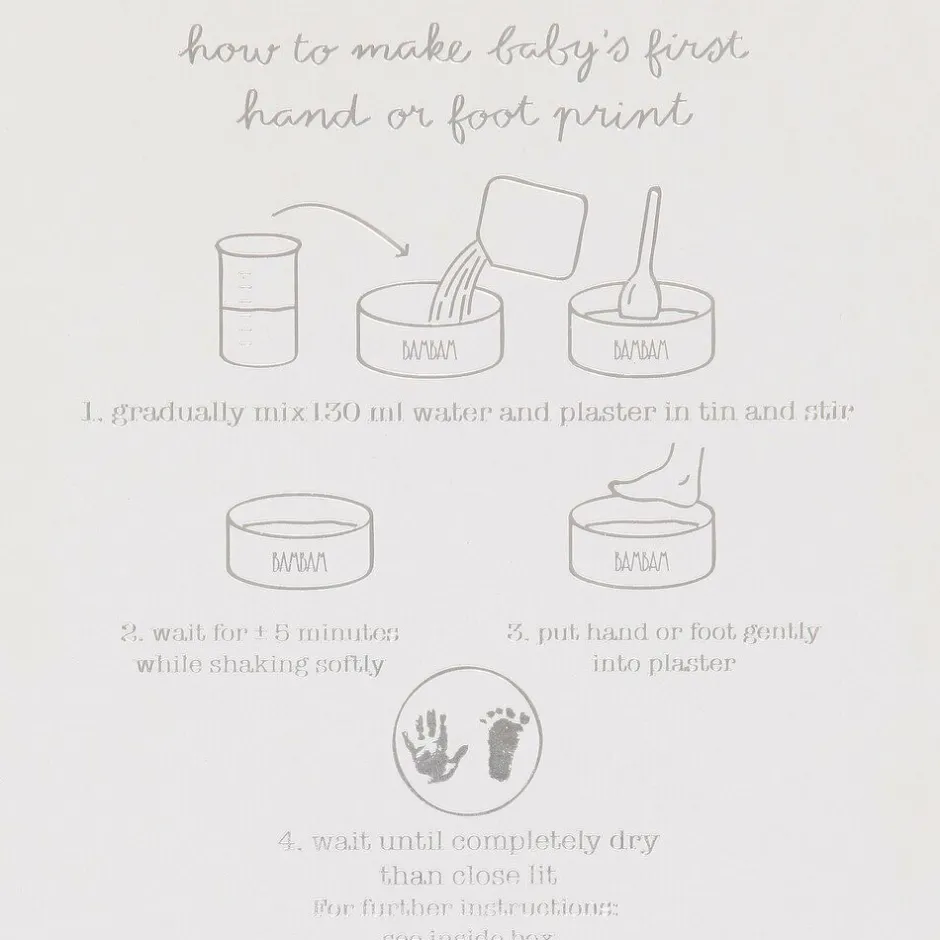 Bam Bam Hand & Foot Print Cast (15cm) Online