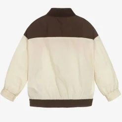 Gucci Ivory & Brown Track Jacket Sale