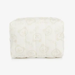 Guess Ivory & Beige Bear Wash Bag (23cm) Hot