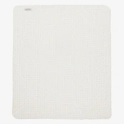 Emporio Armani Ivory & Beige Cotton Padded Blanket (73cm)
