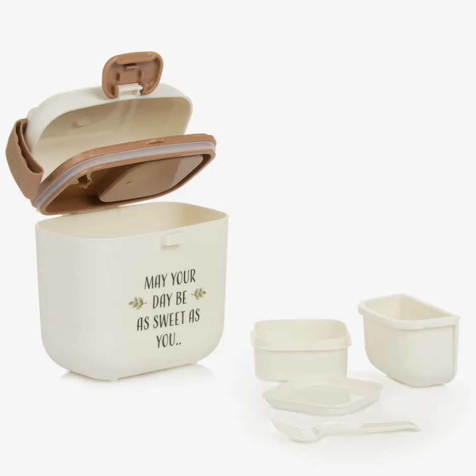 Elodie Ivory & Beige Lunch Box (14cm) Sale