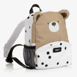 Mayoral Ivory & Beige Teddy Bear Backpack (26cm) Clearance