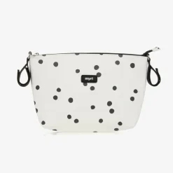 Mayoral Ivory & Black Spot Stroller Bag (33cm) Online