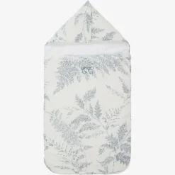 Tartine et Chocolat Ivory & Blue Linen Baby Nest (83cm) Discount