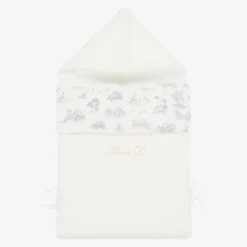 Pureté Du... Bébé Ivory & Blue Toile de Jouy Nest (75cm) Online