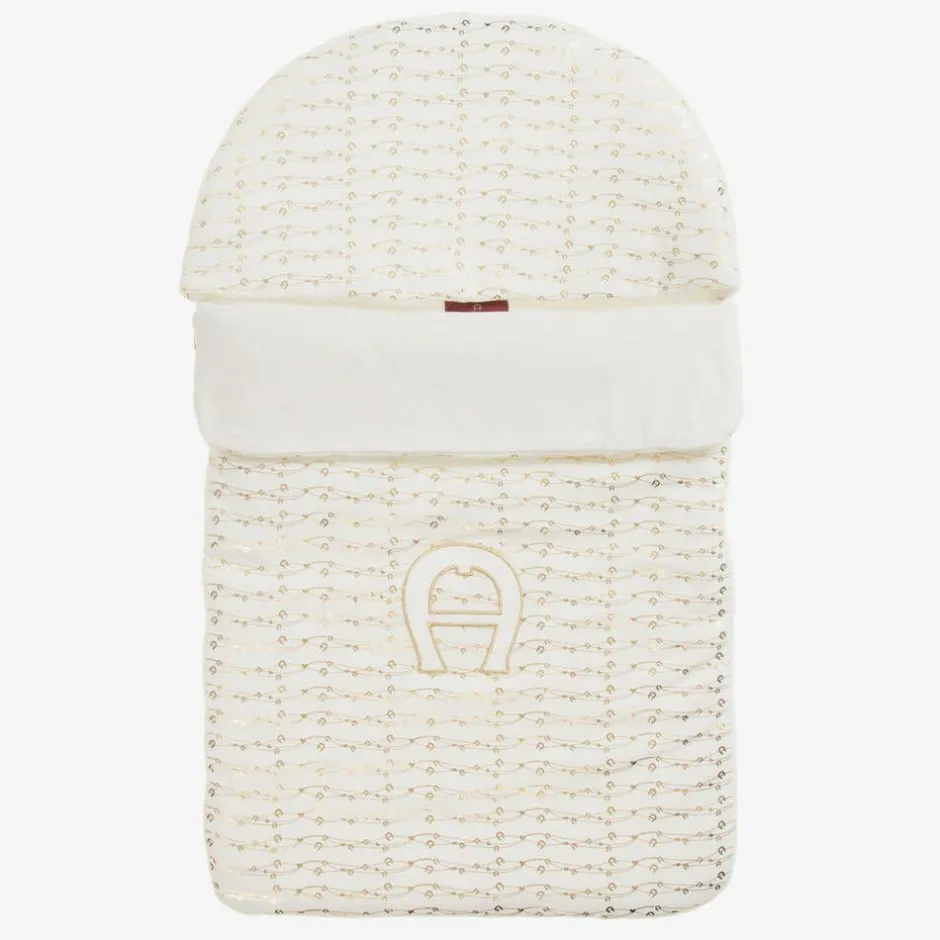 AIGNER Ivory & Gold Cotton Nest(72cm) Clearance