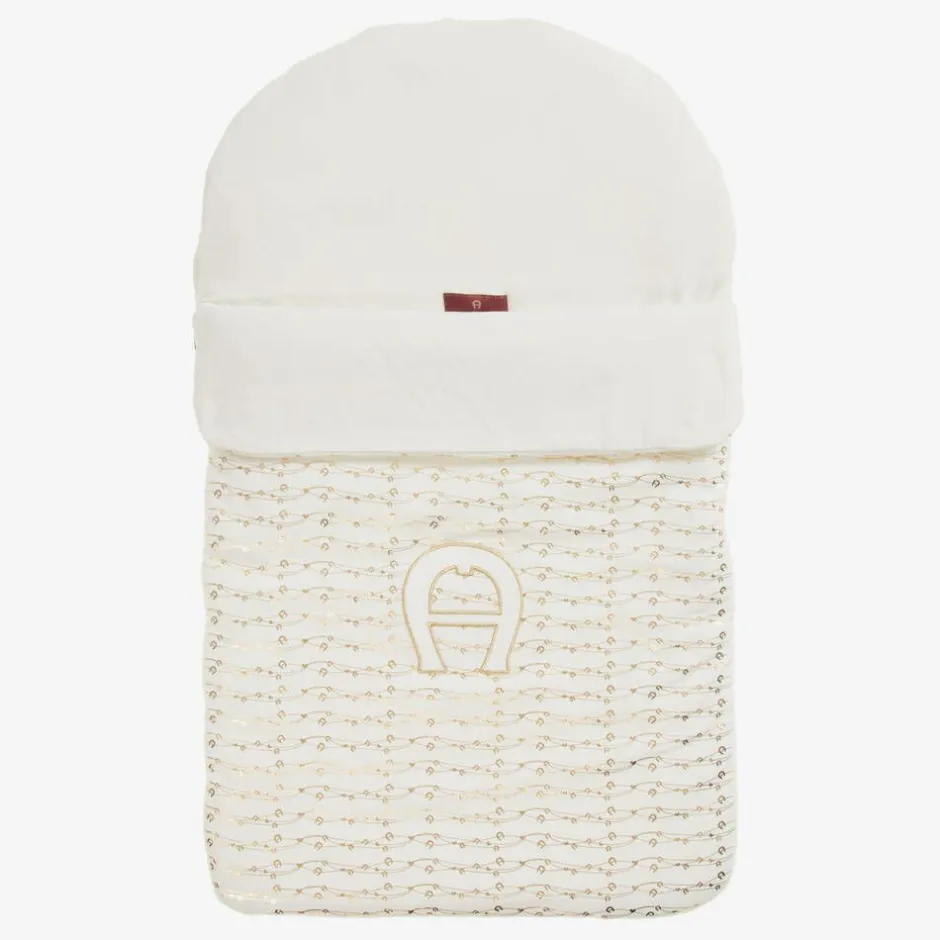 AIGNER Ivory & Gold Cotton Nest(72cm) Clearance