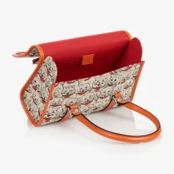 Gucci Ivory & Orange Handbag (27cm)