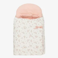 Mayoral Newborn Ivory & Pink Baby Nest (75cm) Sale
